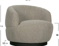 Woolly Draaifauteuil