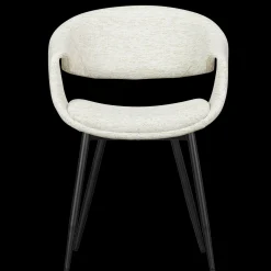 Yossi Zwart Metaal Eetkamerstoel